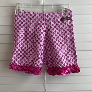 COPY - The brand is Matilda Jane. Pink shorts. They are a size 10.